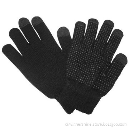 Touch screen glove with nonslip 3 fingers winter gloves for every touchscreen device
